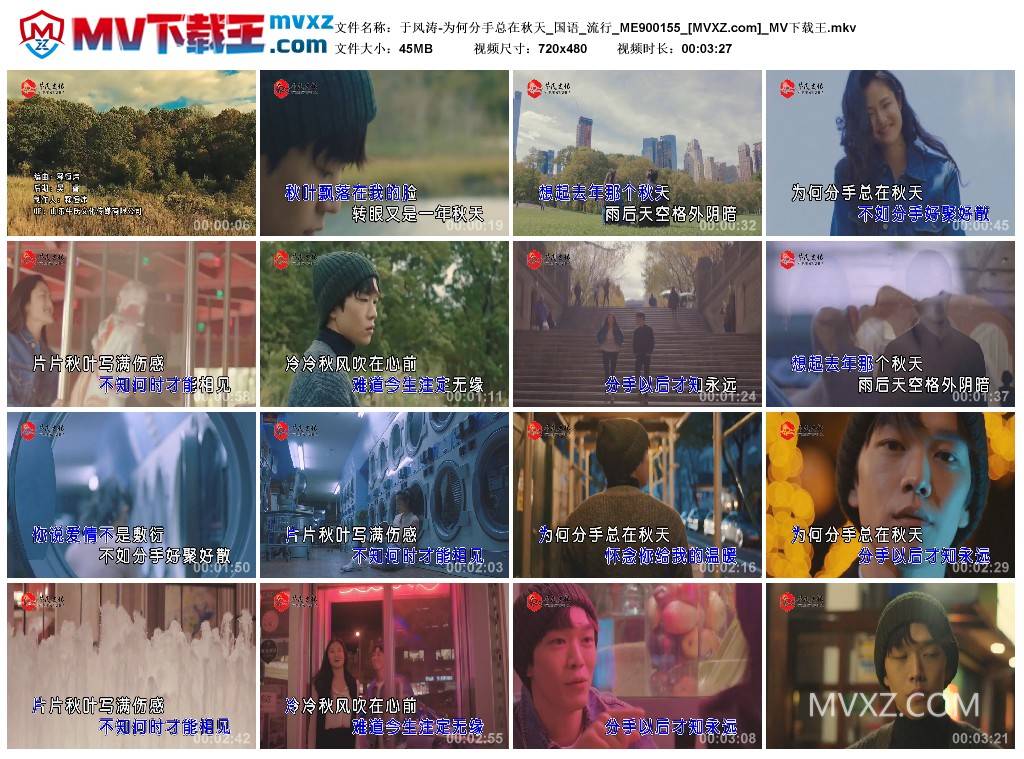 于风涛-为何分手总在秋天_国语_流行_ME900155